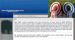 Desktop Screenshot of abingdonhorseshow.co.uk
